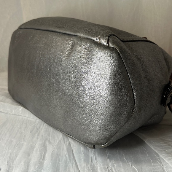 Kate Spade Metallic Gray Satchel - Picture 9 of 16